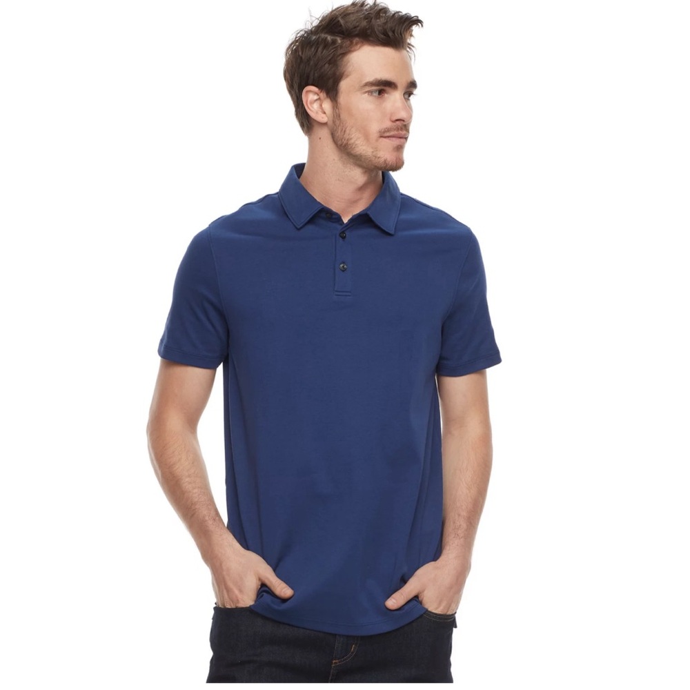Navy Polo Shirt | APT. 9 | Size Medium